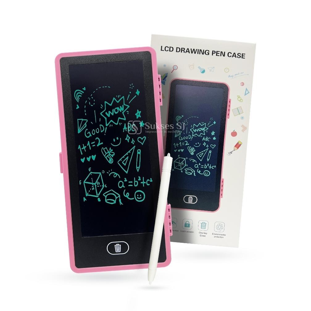 

We-53 Drawing Box Kotak Pensil Dan Papan Coret Kreatif Anak Dengan Digital Pad Edukasi