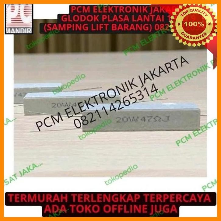 [PEP] GR RESISTOR R20W R 20W 20WATT 20 WATT 47R 47OHM 47 OHM 20W47RJ 47RJ RJ