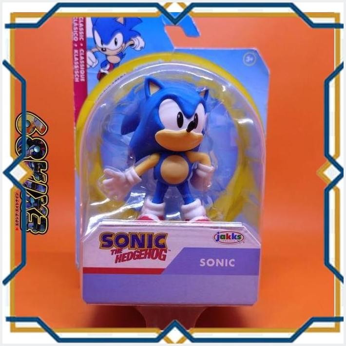 [exi] sonic the hedgehog 2,5-inch articulated action figure - classic sonic