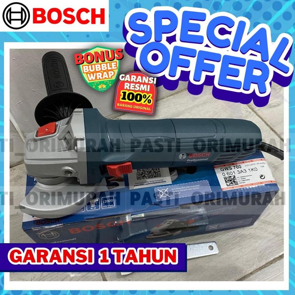 Mesin Gerinda BOSCH ORI GWS060 Grenda Grinda Gurinda GWS 060 gws700 gws 700 gws-700