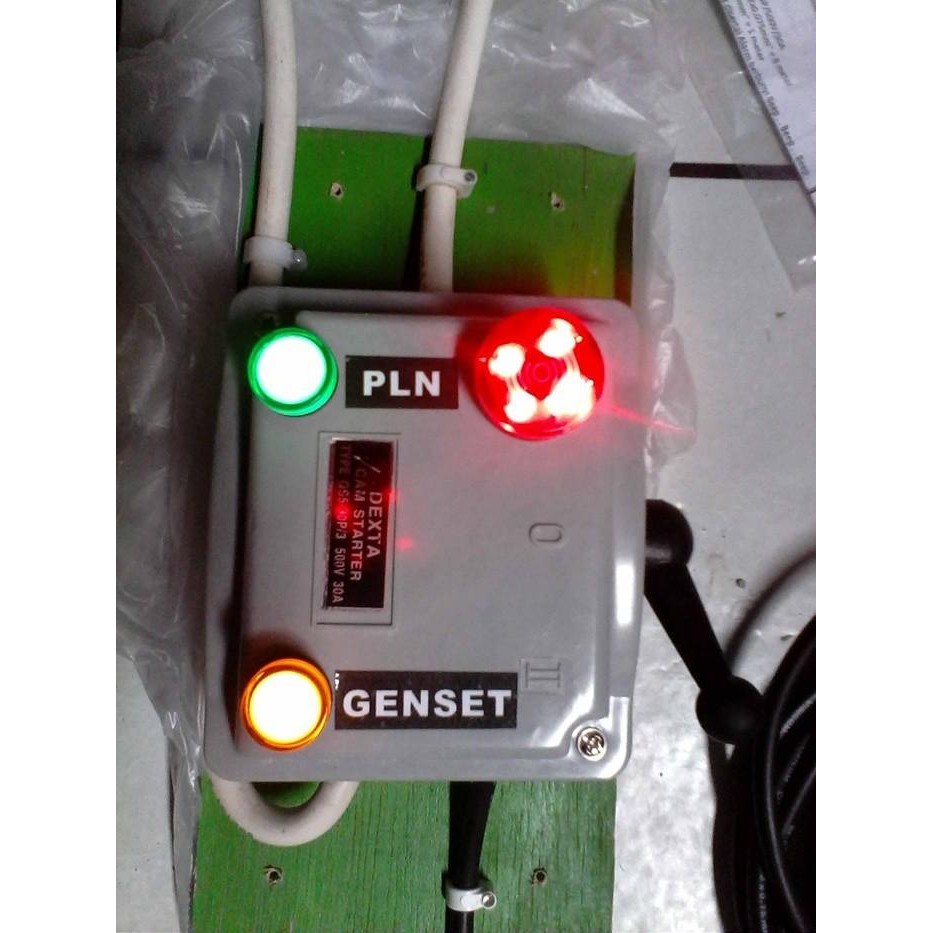 Tuas Pemindah Listrik Pln Ke Genset / Ats 30A Cam Starter Ohm Saklar Original Dan Terpercaya