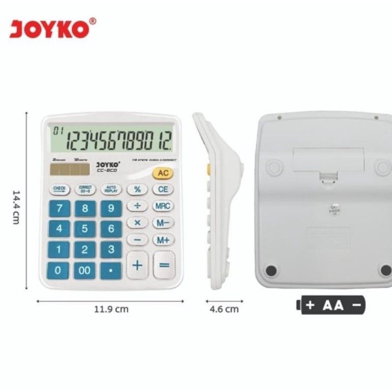 

Pjj-1621 Ah67 Kalkulator Joyko Cc 8Co - Calculator Check & Correct (Bisa Cek Ulang) Premium