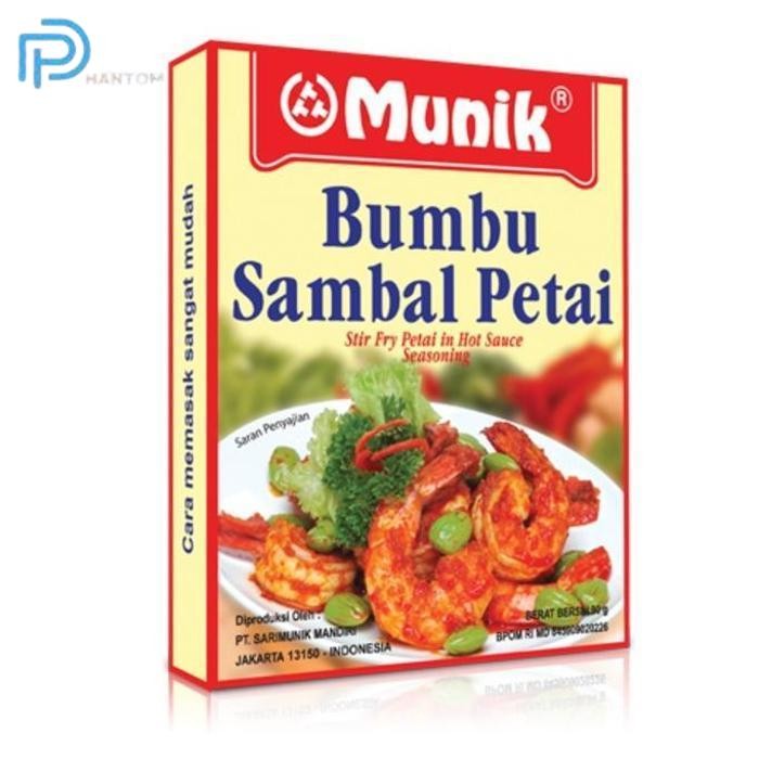 

BARU KTMSTORE BUMBU MASAK INSTANT BUMBU MUNIK SAMBAL PETAI SAMBEL PETE PETAY 90 GR PASTI ENAK