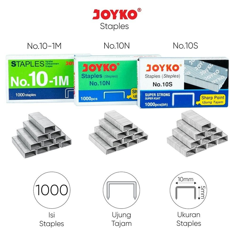 

''Terlaris" Staples Isi Stapler Refill Stapler Joyko / Kangaro No. 10 Isi Hekter Murah