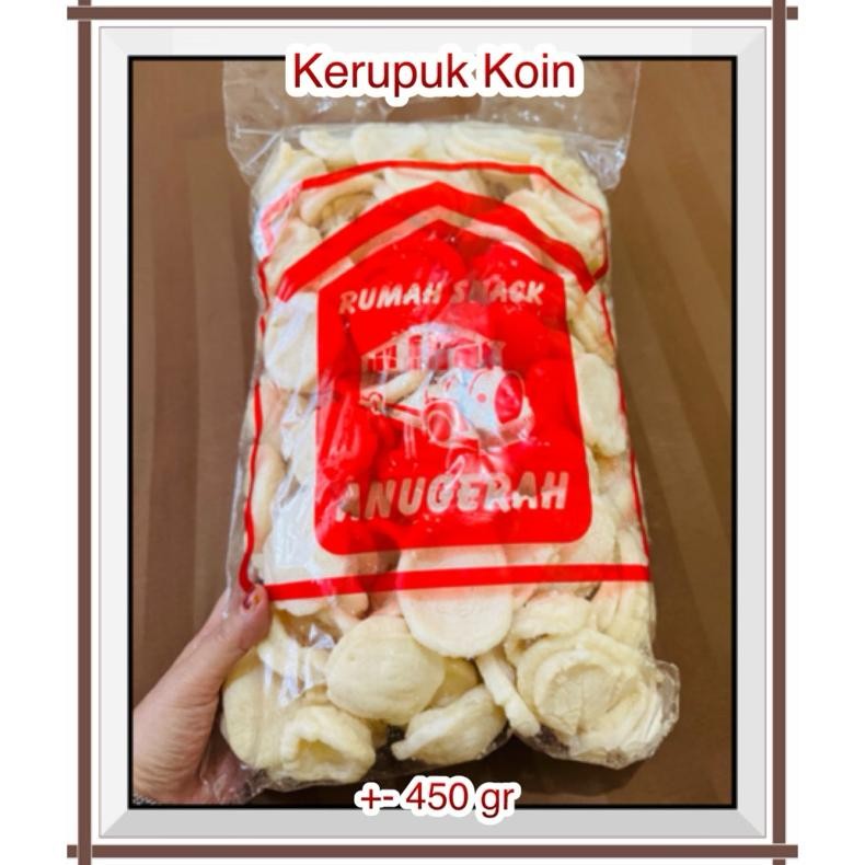 

Diskon Kerupuk Koin Bantal +- 450Gr - 450 Gr - Isi Banyaaak Prermium