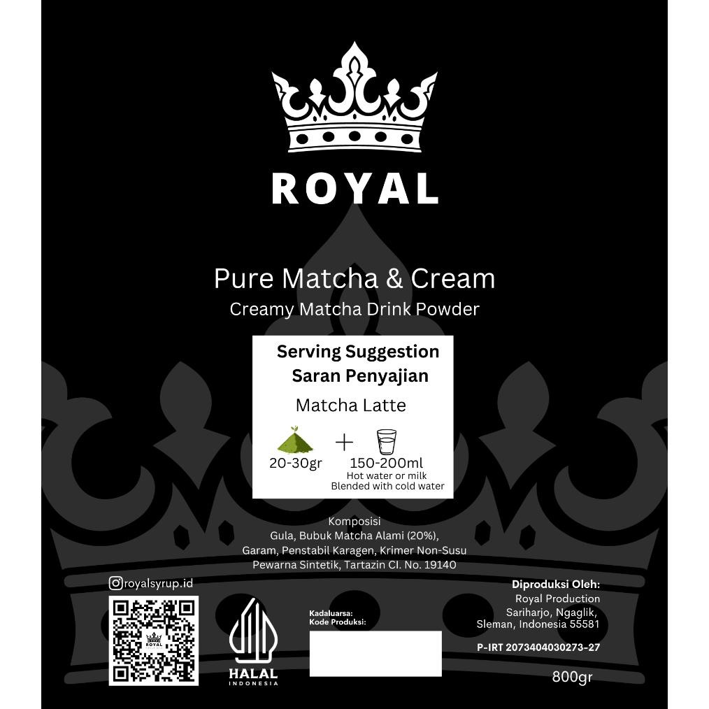 

Royal Matcha Latte Powder (800Gr) - Premium Quality