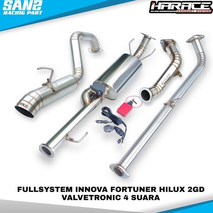 Fullsystem Knalpot Mobil Diesel Valvetronic Innova Fortuner Hilux Harace Exhaust