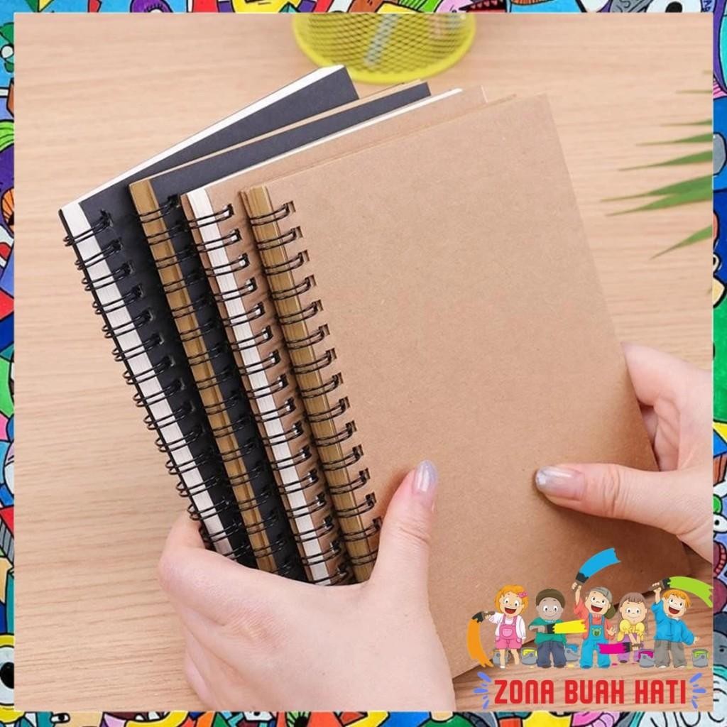 

Zbh Buku Tulis Catatan Notebook Jurnal Isi 50 Lembar Cover Transparan Blank Spiral Notebook Transparant