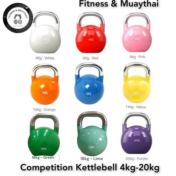 Competition Kettlebell,Alat Fitness Kettlebell,Kettlebell Training.