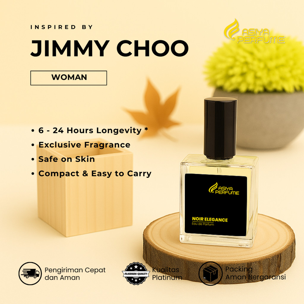 Parfum Premium Aroma Jimmy Choo - Woman 15 ML | Wangi Pear, Green Notes, Ginger Notes | Parfum Cewek