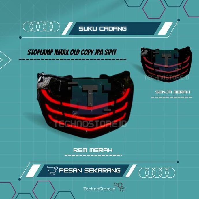 BEST STOPLAMP NMAX LAMPU STOP NMAX MODEL JPA SIPIT COPY LAMPU BELAKANG NMAX