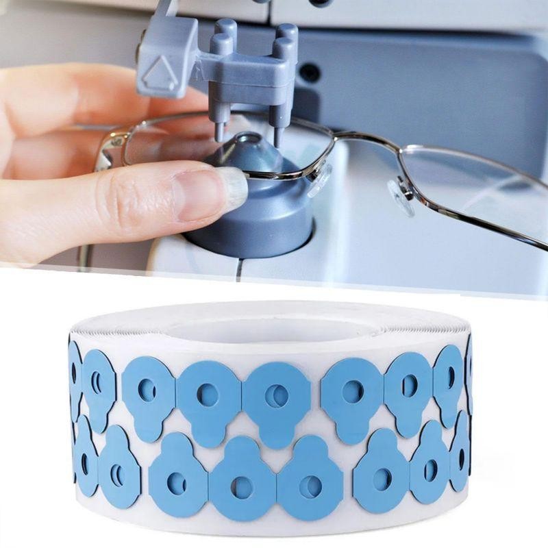 Nose Pad Kacamata 1000Pcs Optical Eyeglasses Lens Edging Non-Slip Blocking Pad Sticker