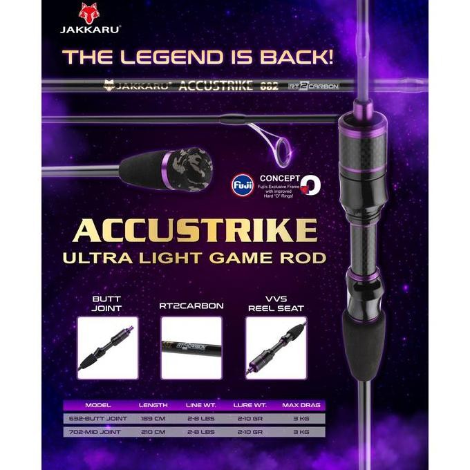 // JORAN PANCING UL JAKKARU ACCUSTRIKE 632 | 2 - 8 lb | 204 CM ULTRALIGHT //