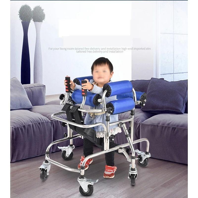 Walker Cerebral Palsy Walker Rollator Anak Peralatan Pelatihan Rehabilitasi Stroke Hemiplegia