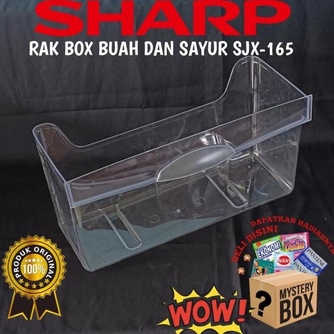 @#@#@#] RAK BOX BUAH DAN SAYUR KULKAS SHARP 1 PINTU TYPE SJ-X 165 ORIGINAL BAR
