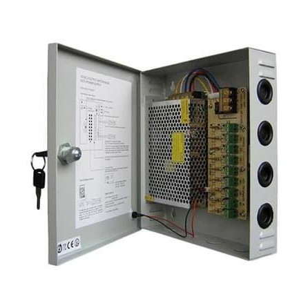 panel cctv - power cctv - power supply box 12V 10A CCTV