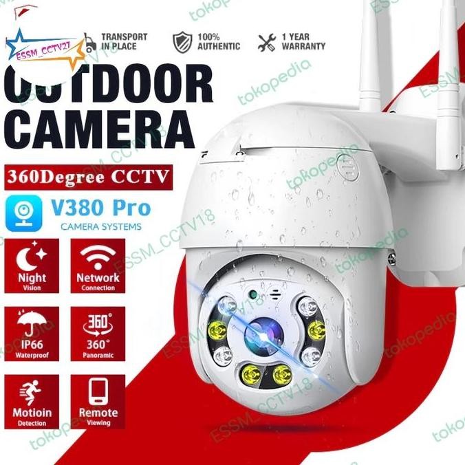 Cctv IP KAMERA CCTV WIFI OUTDOOR V380 Pro full HD Cctv waterproof