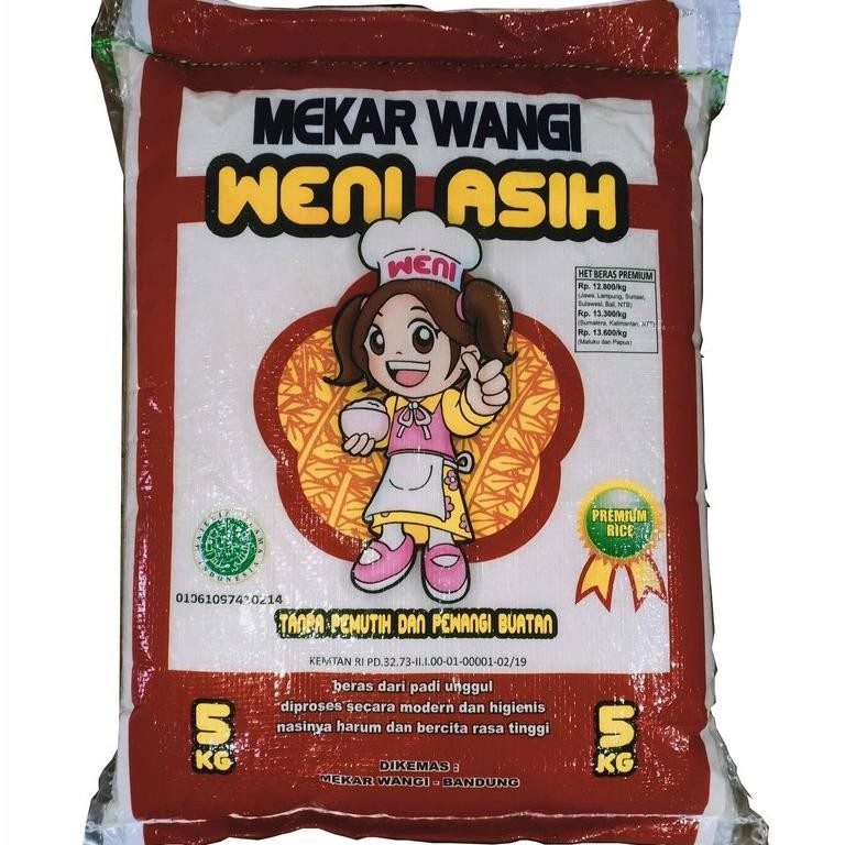 

Beras Wangi Weni Asih Pandanwangi 5 Kg