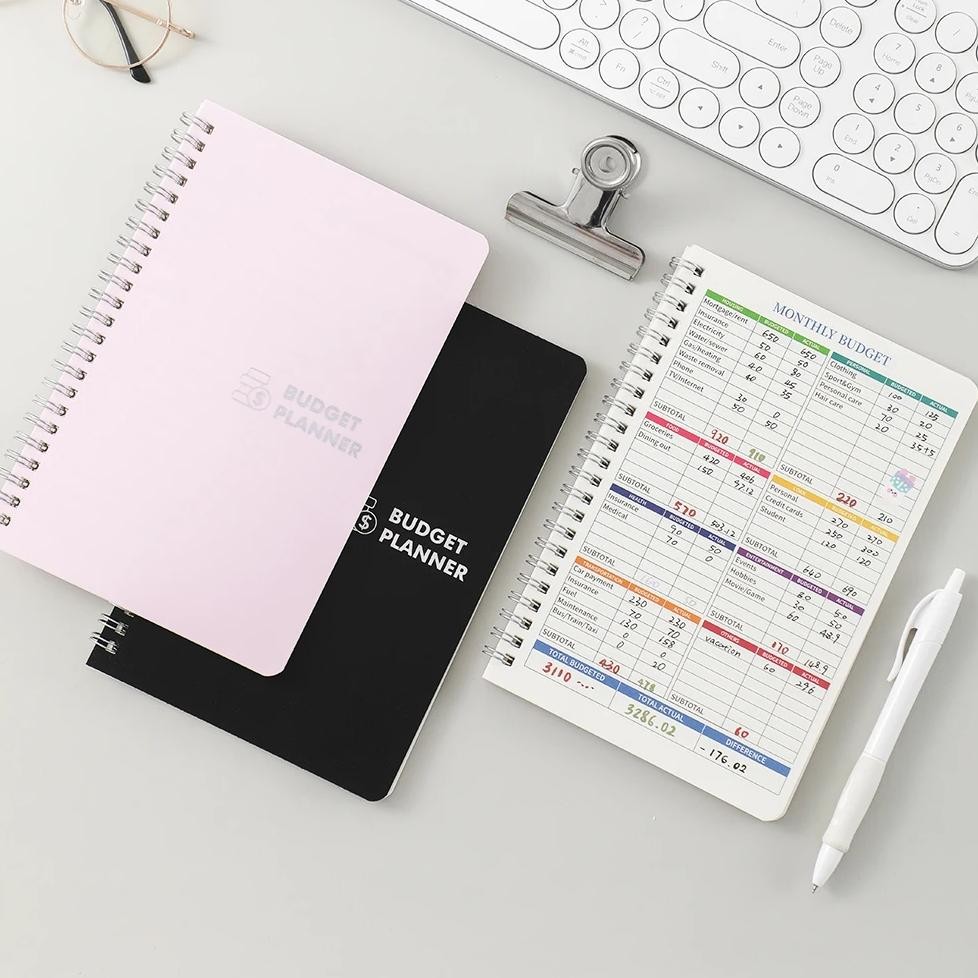 

50 Sheets Budget Planner Pvc Hardcover Monthly Budget Book Undated Finance Planner With Expense Tracker Notebook