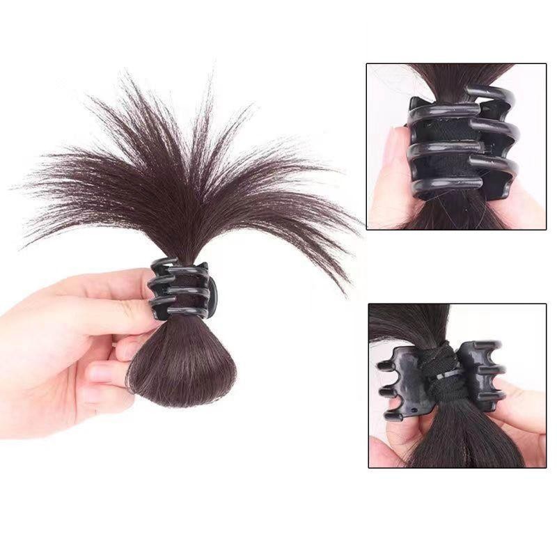 Rambut Palsu Jepit Sanggul Hiasan Rambut Jepit Cakar Rambut Lurus Sanggul Ekstensi Rambut Palsu Sint