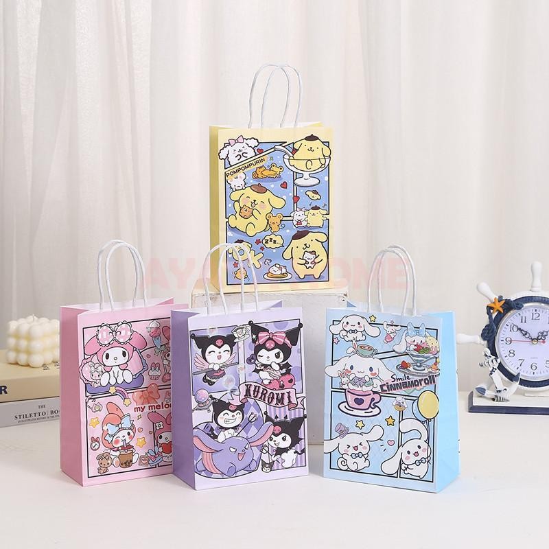 

Kantong Kertas Happy Birthday/Tas Kado Motif Kartun Lucu/Bingkisan Snack Anak Tas