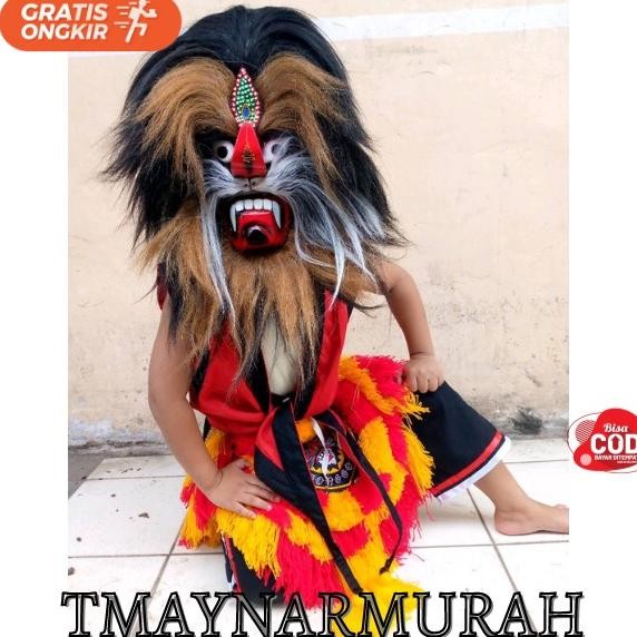 Big Sale TOPENG BUJANG GANONG GANONGAN barongan jumantoro asli ponorogo PLIPIT KESENIAN MURAH - WAJA