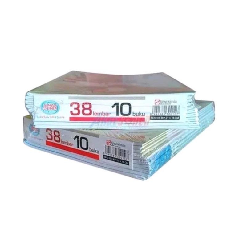 

READY STOCK Buku Tulis Sidu 38 Lembar isi 10 Buku / harga untuk 1 pak buku