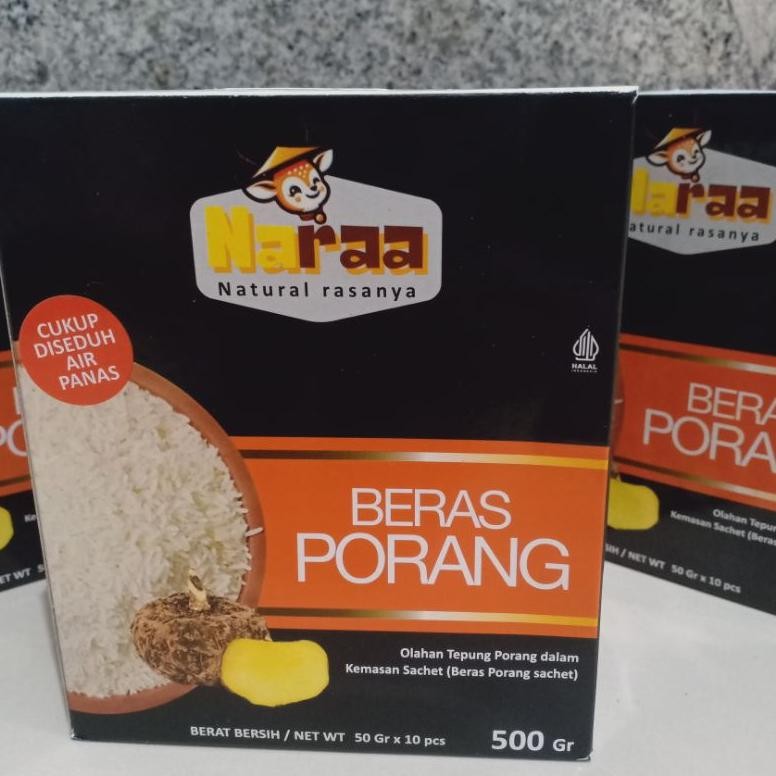 

Naraa Beras Porang Konjac Rice 10 x 50gr
