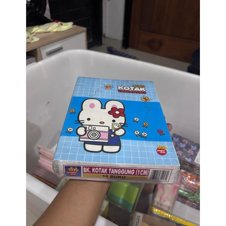 

READY STOCK buku tulis kotak 1 pack tanggung dan besar isi 10 buku