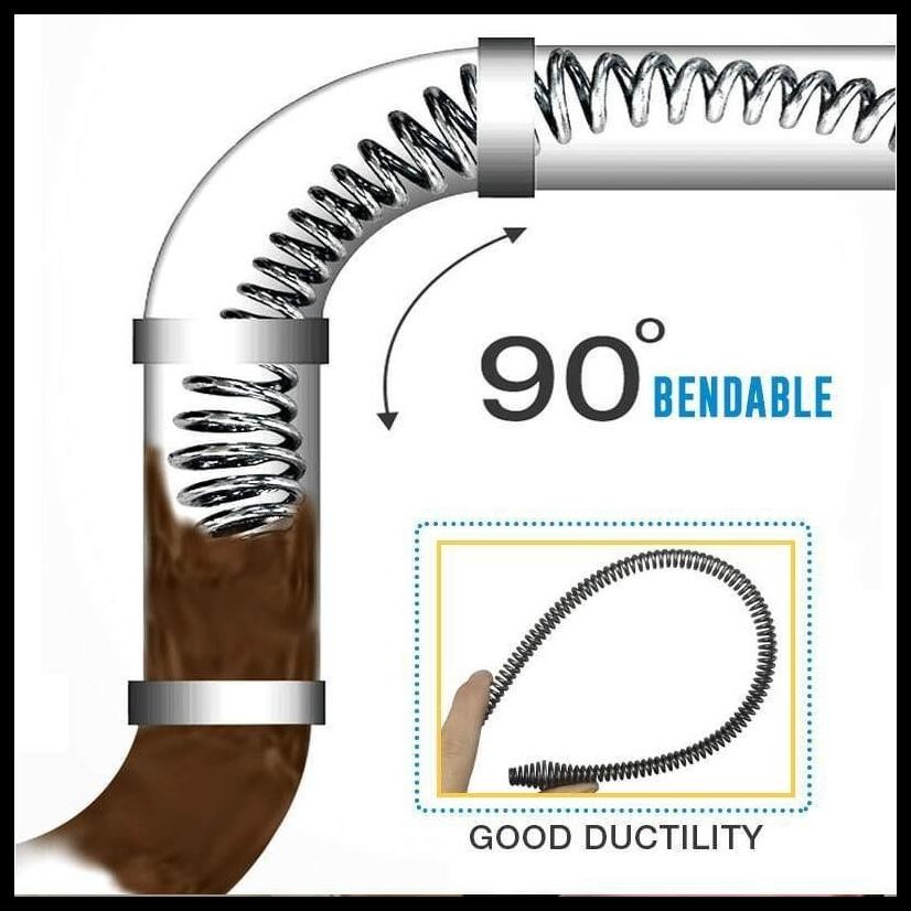 KAWAT BAJA PEMBERSIH SALURAN AIR MAMPET