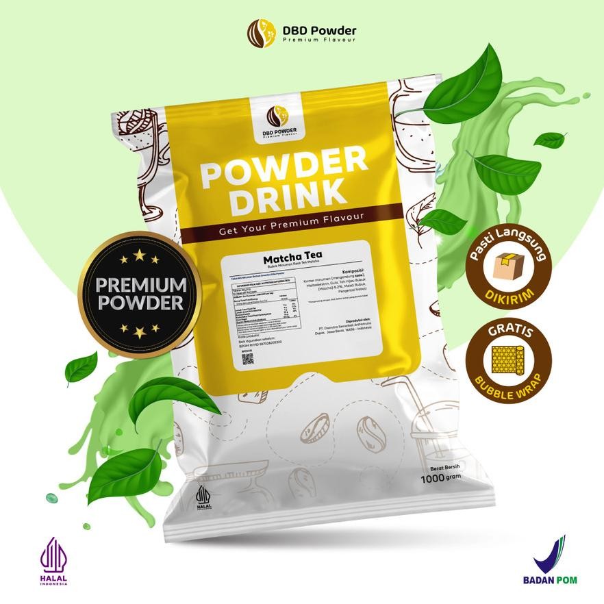 

Bubuk Minuman Matcha Tea - Powder Matcha Tea (Baru)