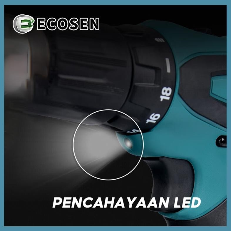 ECOSEN Mesin Bor Baterai Tangan 98VF /Bor Cas/Mesin Bor Baterai/Bor Baterai/Bor Cordless
