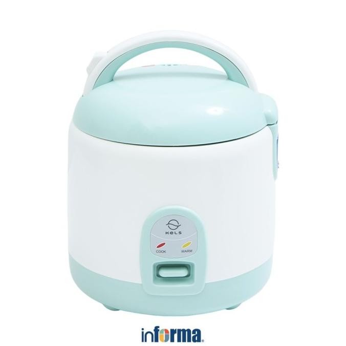 Informa Kels 300 Ml Heyli Rice Cooker Mini - Hijau Magic Jar Magic Com Penanak Nasi Alat Masak Beras
