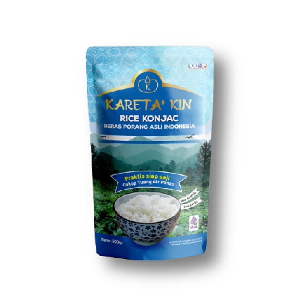 

BERAS PORANG SHIRATAKI RICE KONJAC KARETA KIN 500GR