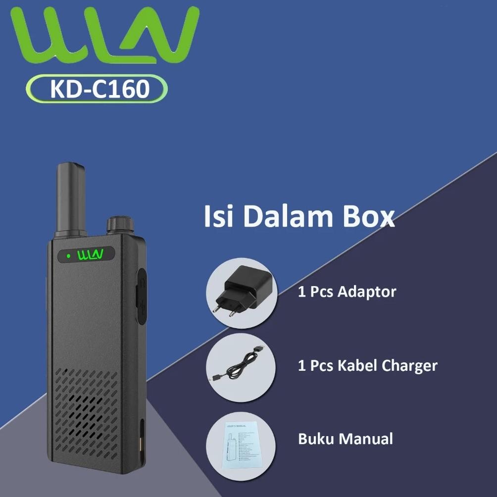 Ready stock HT WLN Handy Talky WLN HT UHF TWO WAY RADIO KD C170 KD C160 walkie talkie