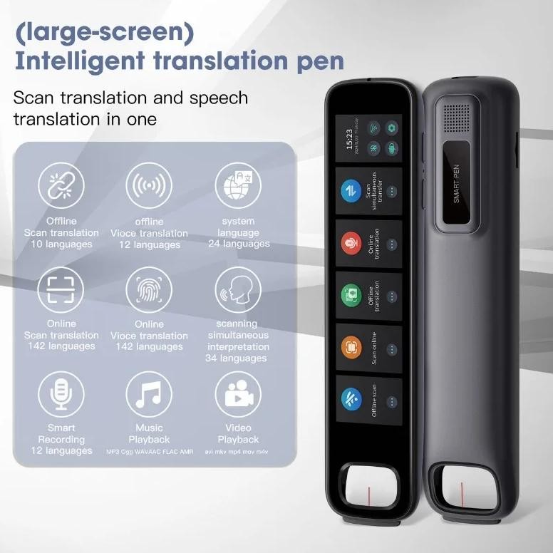 

X10 Point Reading Translation Pen 3.76 Inches 142 Language Electronic Voice Scanning Pen Mutual Translation Dictionary Pen