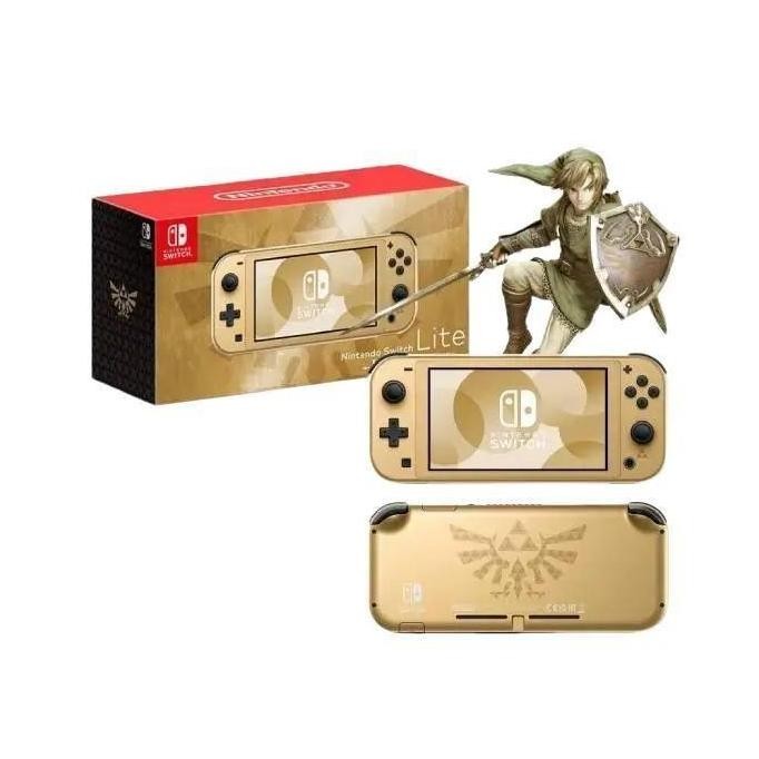 Nintendo Switch Lite Console Hyrule Zelda Gold Edition Berkualitas