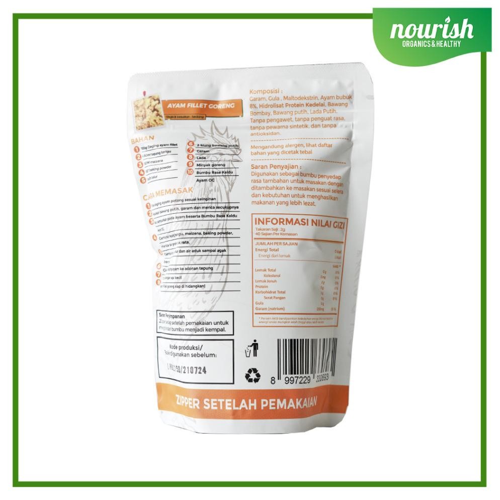 

Organic Center, Chicken Stock 80 gr (Kaldu Ayam NO MSG)