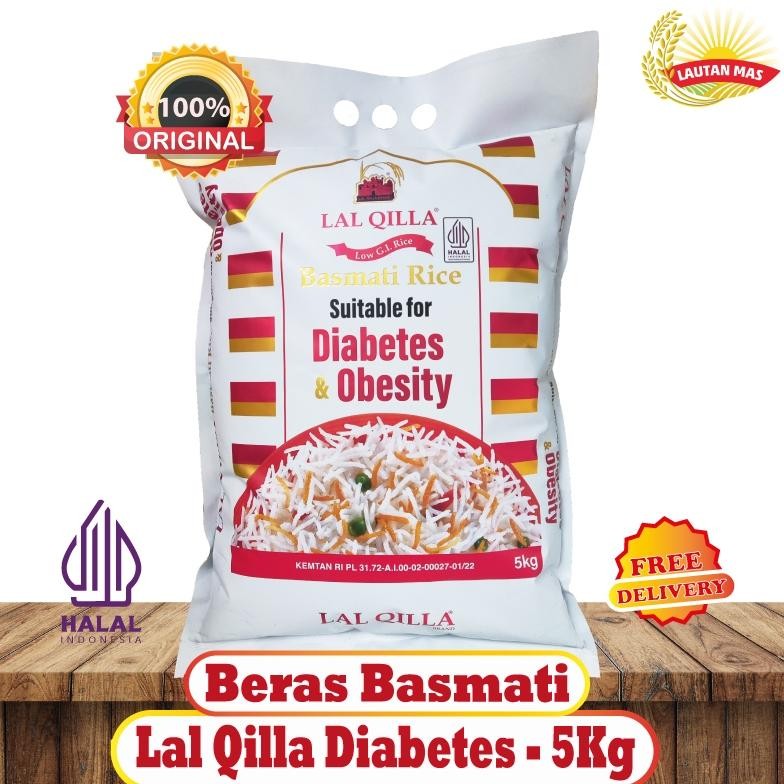 

Lal Qilla Diabetes Beras Basmati 5KG