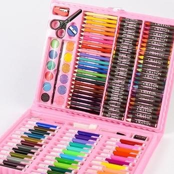 

COD- ART SET 150 PENSIL WARNA CRAYON / KRAYON SET / ALAT MELUKIS / PERALATAN MELUKIS / PENSIL WARNA SET / PENSIL WARNA KOPER / KRAYON KOPER - OLV HOUSEWARE