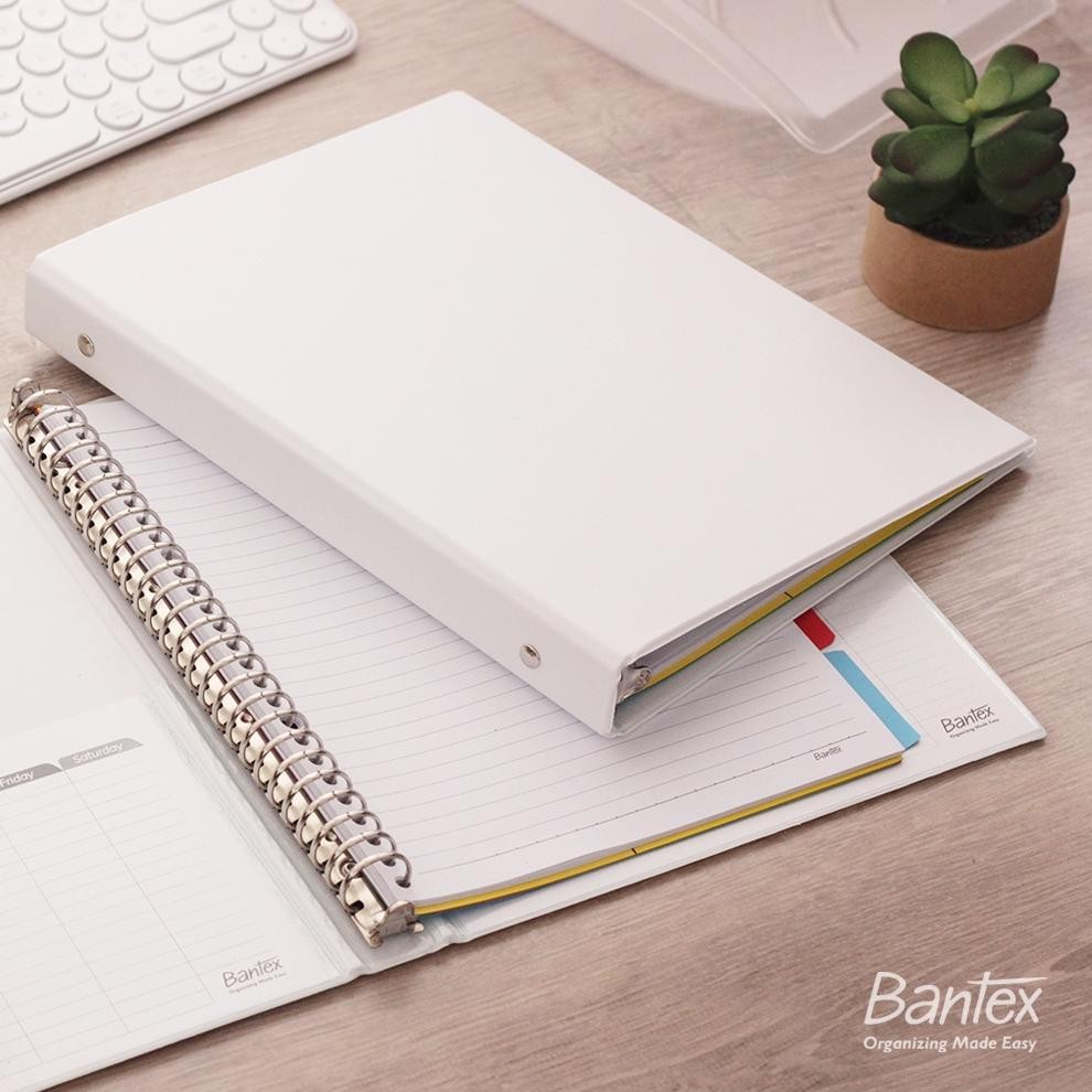 

READY STOK Bantex Binder Note B5 26 Ring Besi Loose Leaf Multiring Binder White 1326 07 Siap kirim
