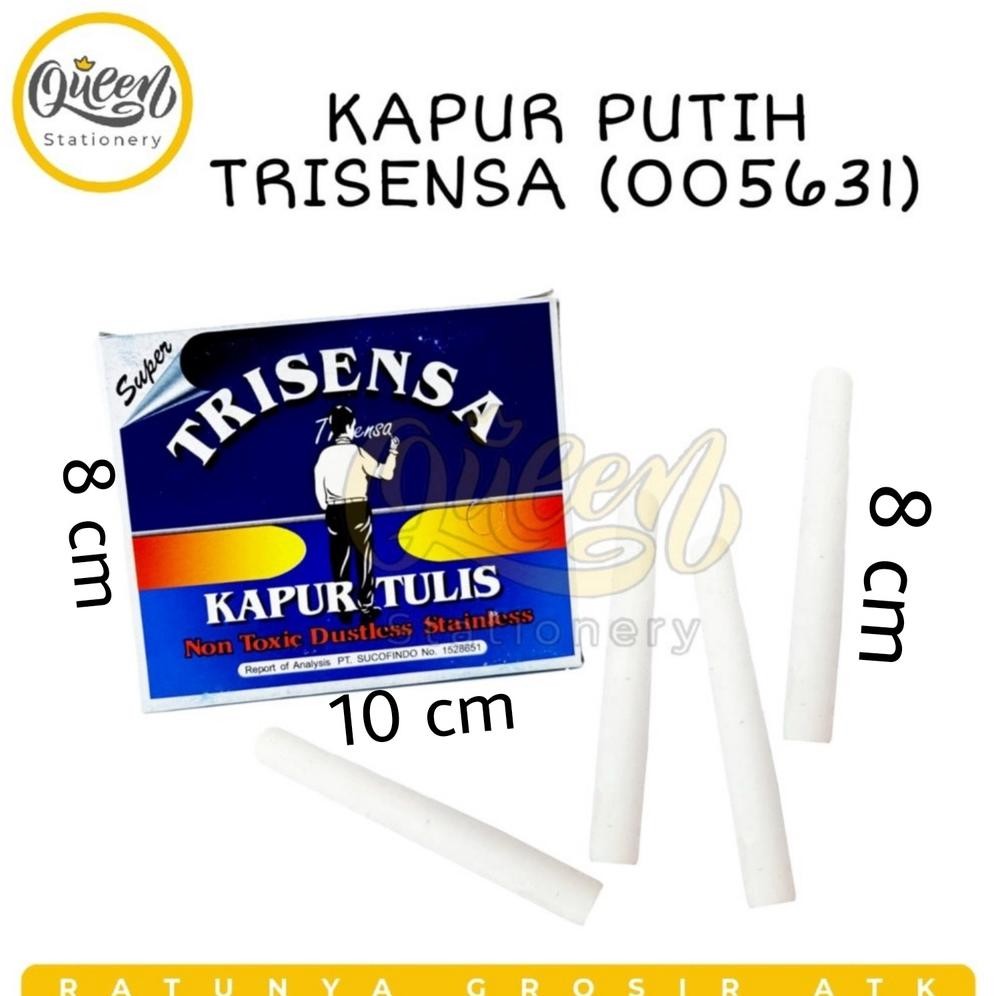 

Termurah Kapur Putih Trisensa (005631)/Kapur Tulis/Kapur Murah/Kapur Papan/White Chalk Harga Terjangkau