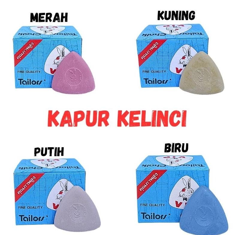 Terbaru Kapur Warna Menggambar Penanda Pola Jahit Bahan Kain Tailor Chalk Segitiga Cap Ducken - Keli
