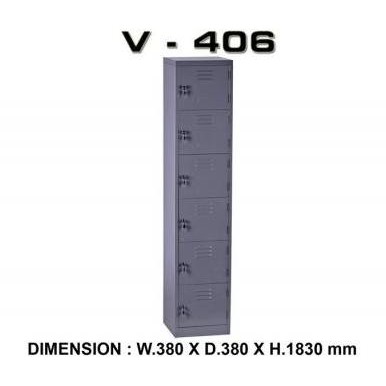 

HOT PROMO Locker 6 pintu VIP V-406