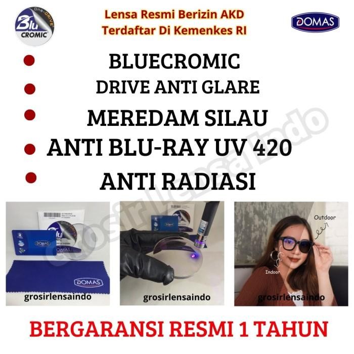 Outiva- Lensa Kacamata Sv One Drive Blueray + Photocromic By Domas