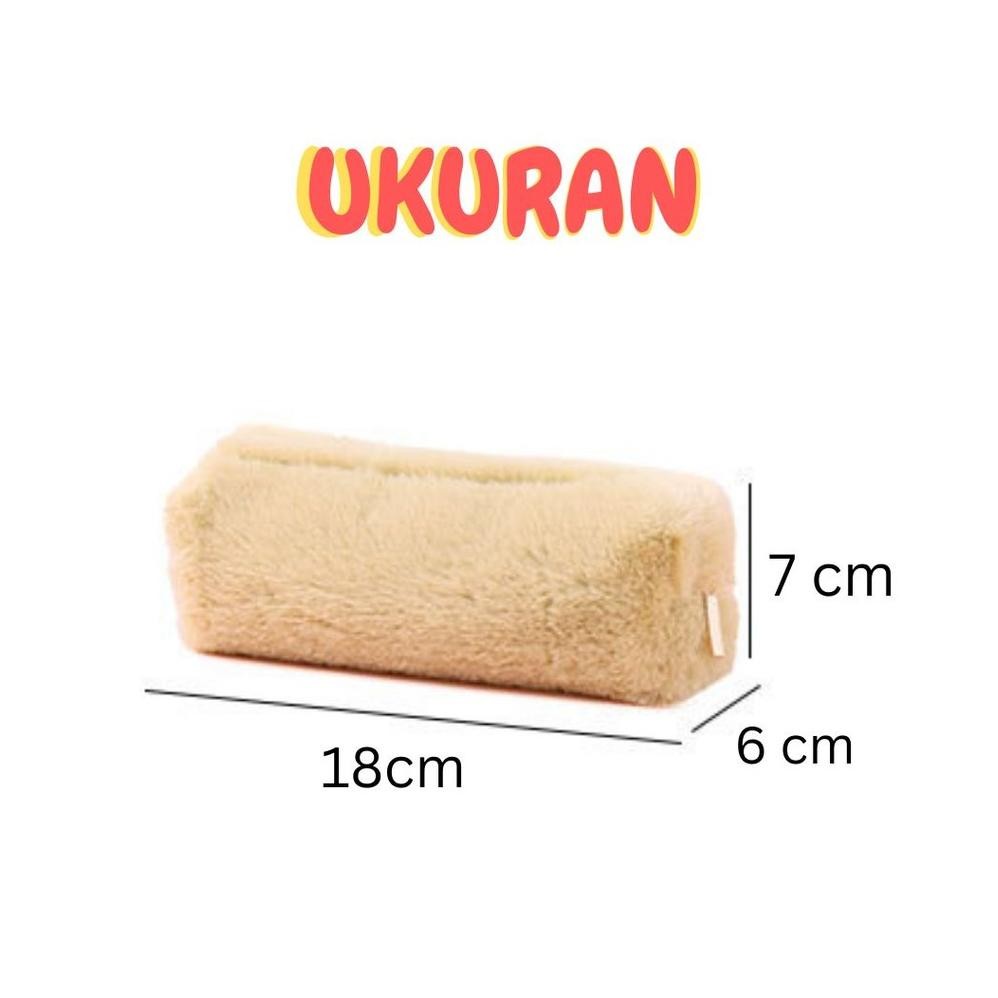 

Mudah Digunakan Tenno Tempat Tepak Pensil Bulu Lucu Warna Soft Kotak Pencil Pastel Kapasitas Besar Estetik Pouch Make Up Serbaguna Aesthetic