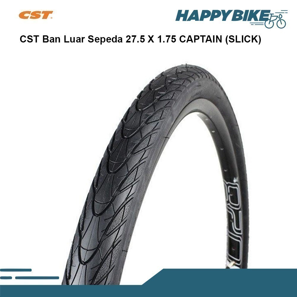 CST Tire Ban Luar Sepeda MTB City Bike Cross Country Captain Slick 26 x 1.75 27.5 x 1.75