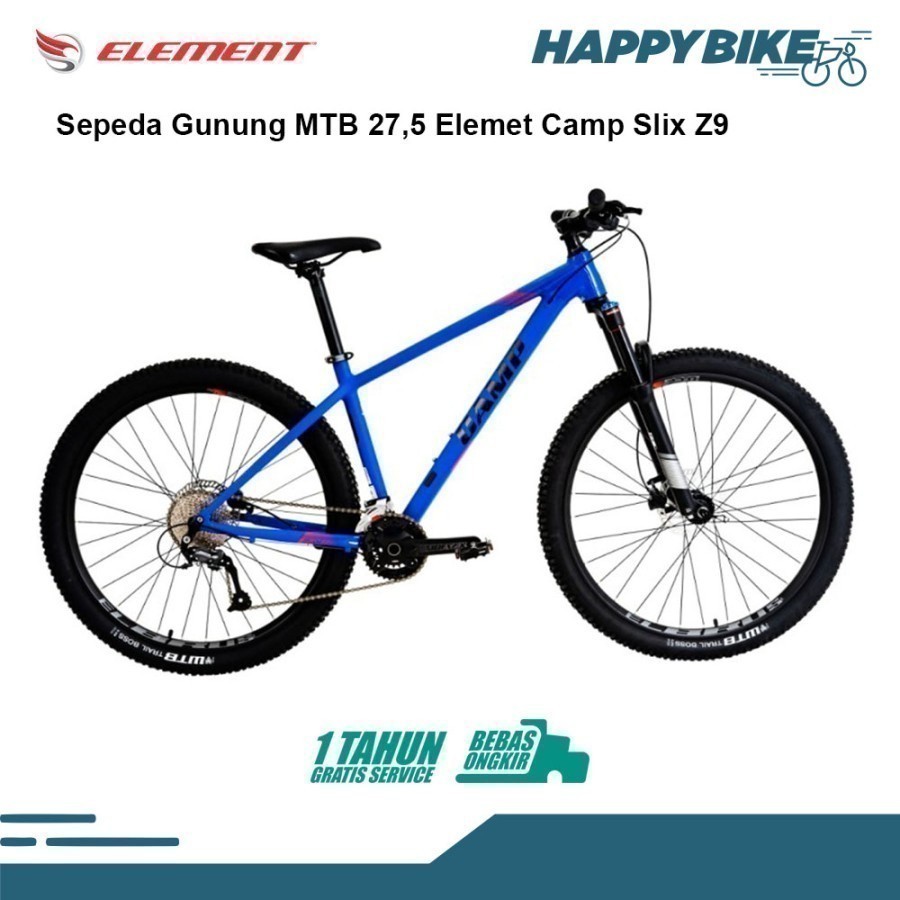 Element Sepeda Gunung MTB Camp Slix Z9 27.5" 9 Speed Mountain Bike
