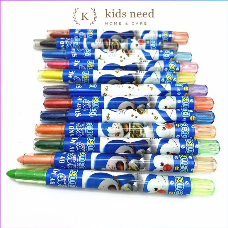 

Mewah Krayon Putar Panjang 12 Warna /Crayon Putar Panjang 12 Warna/Rolling Crayon/Oil Pastel