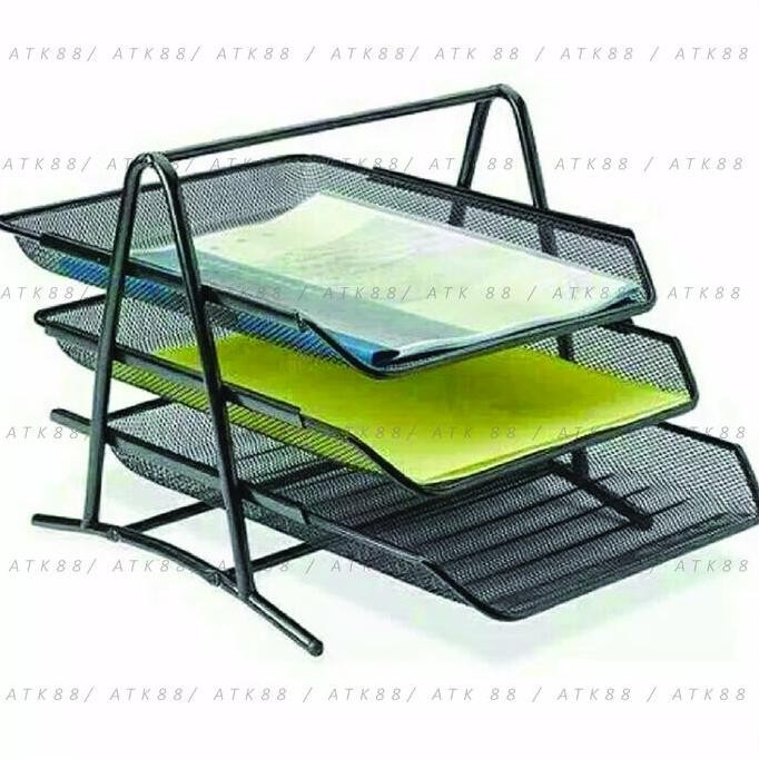

JUAL Letter Tray / Rak Surat Besi 3 Susun V-tec
